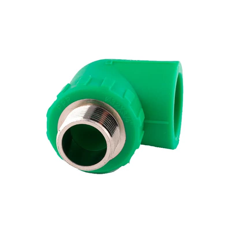 Codo Macho Inserto Metálico Polipropileno Fusión — 2