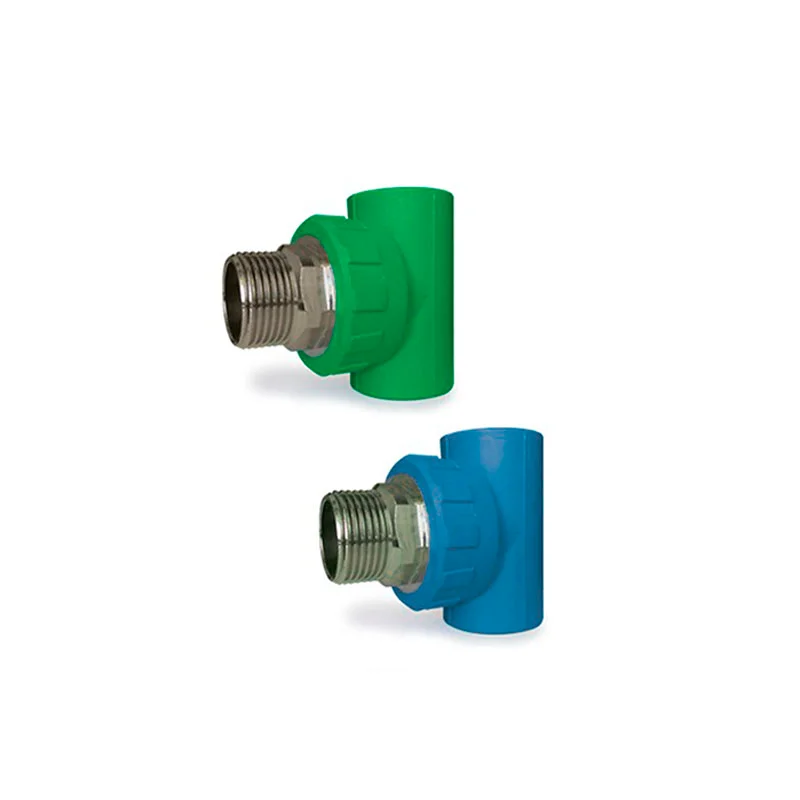 Tee Macho Inserto Metálico Polipropileno Fusión — 1