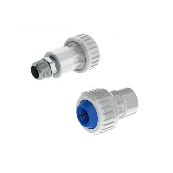 Conector Ultra Pesado PVC con Inserto Metálico DZR PCP