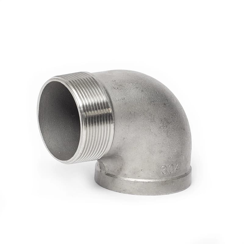 Codo Calle Inoxidable Roscar x 150 — 2