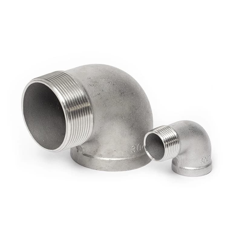 Codo Calle Inoxidable Roscar x 150
