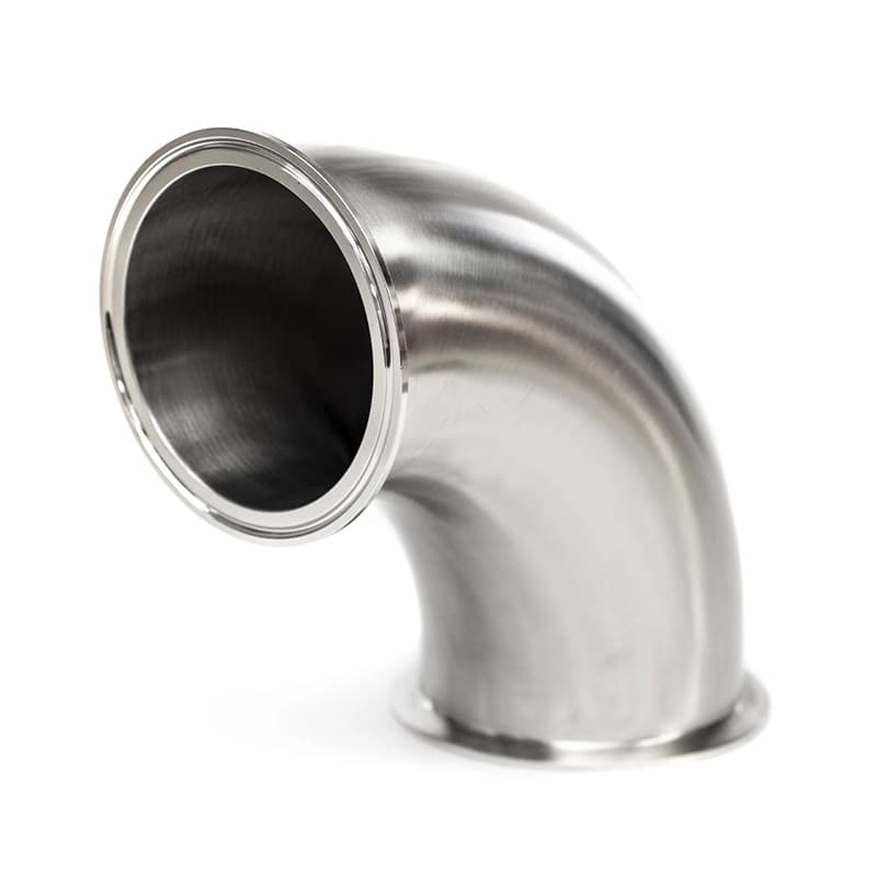 Codo Inoxidable Sanitario Tipo Clamp
