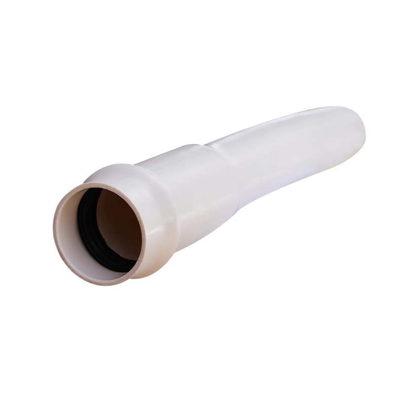 Codo de 11 ¼° PVC Gran Radio Unión Mecánica