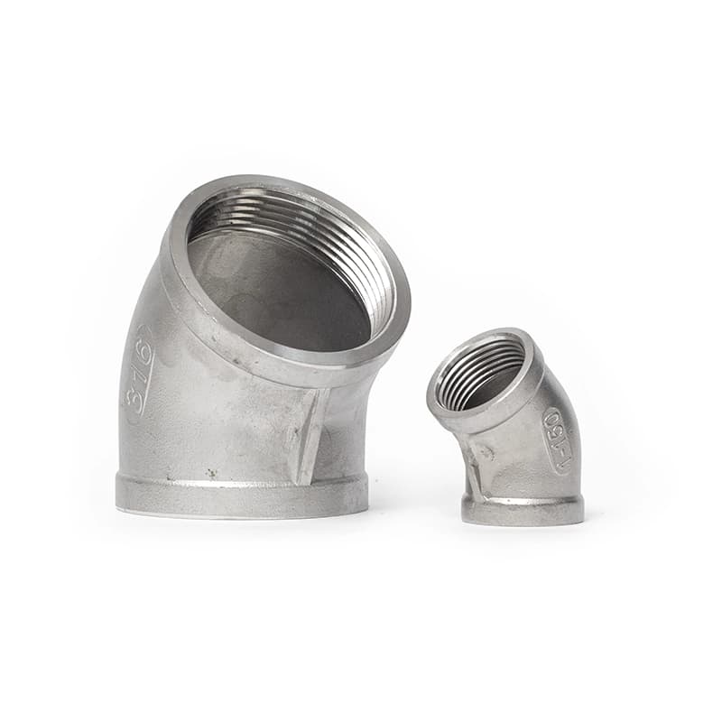 Semicodo Inoxidable Roscar x 150