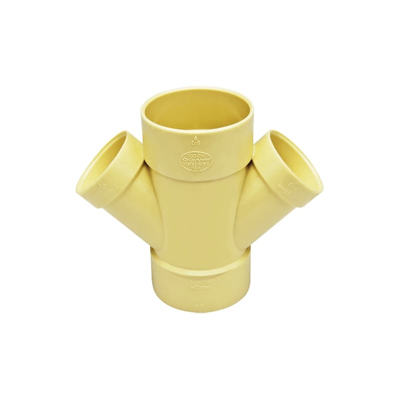 Yee Doble Reducida PVC Sanitaria