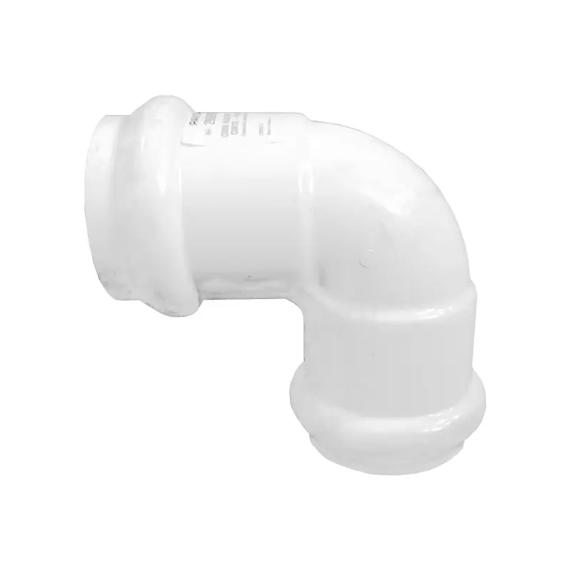 Codo 90° PVC Radio Corto Unión Mecánica