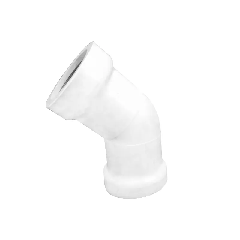 Codo de 45° PVC Radio Corto Unión Mecánica