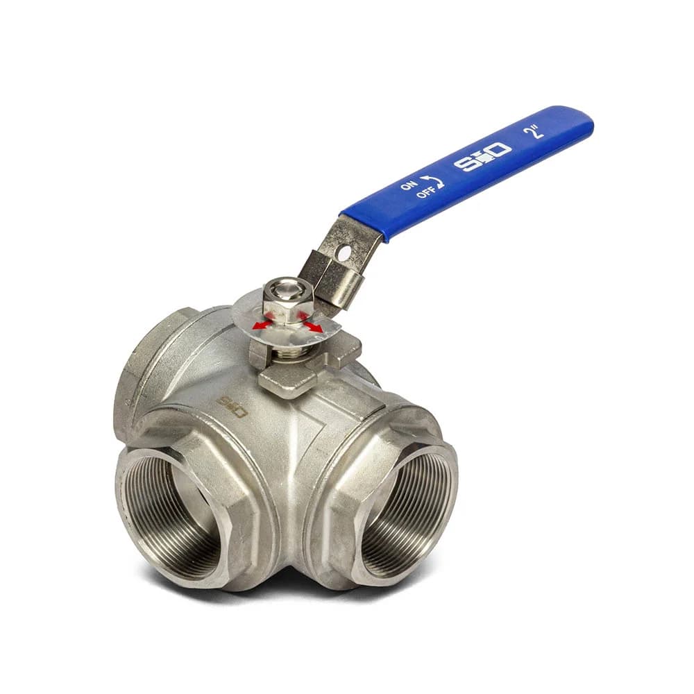 Válvula Bola 3 Vías Inoxidable — 5