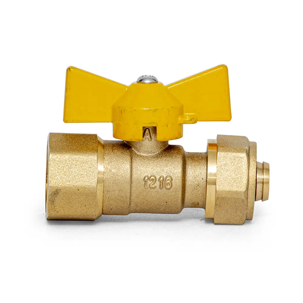 Válvula Bola Gas NPT X PE AL PE