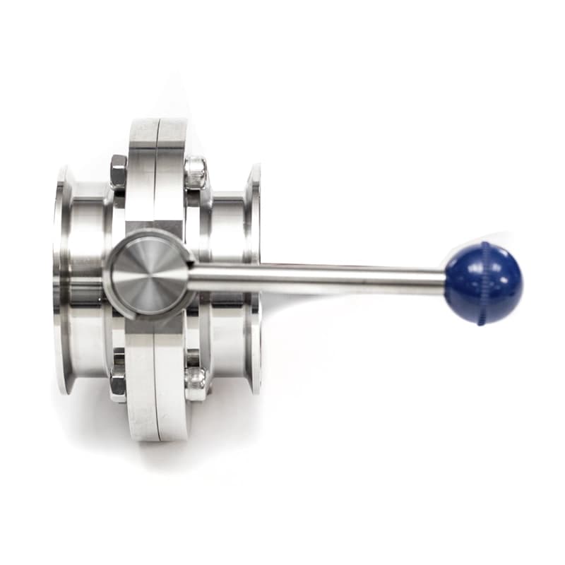 Válvula Mariposa Inoxidable Sanitaria Tipo Clamp — 2