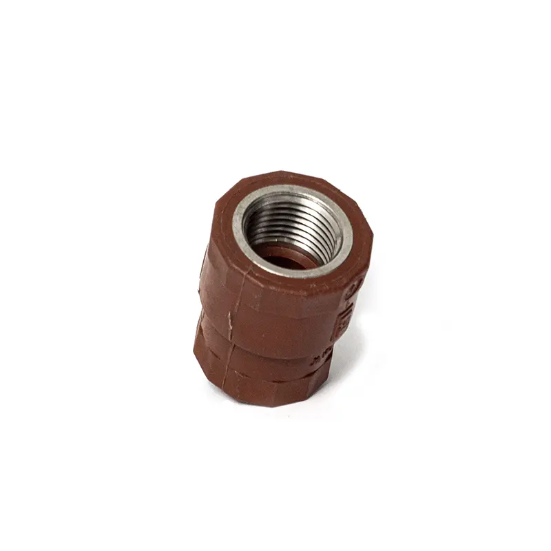 Unión Inserto Metálico Polipropileno Roscar — 1