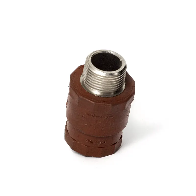 Unión Inserto Metálico Polipropileno Roscar — 6