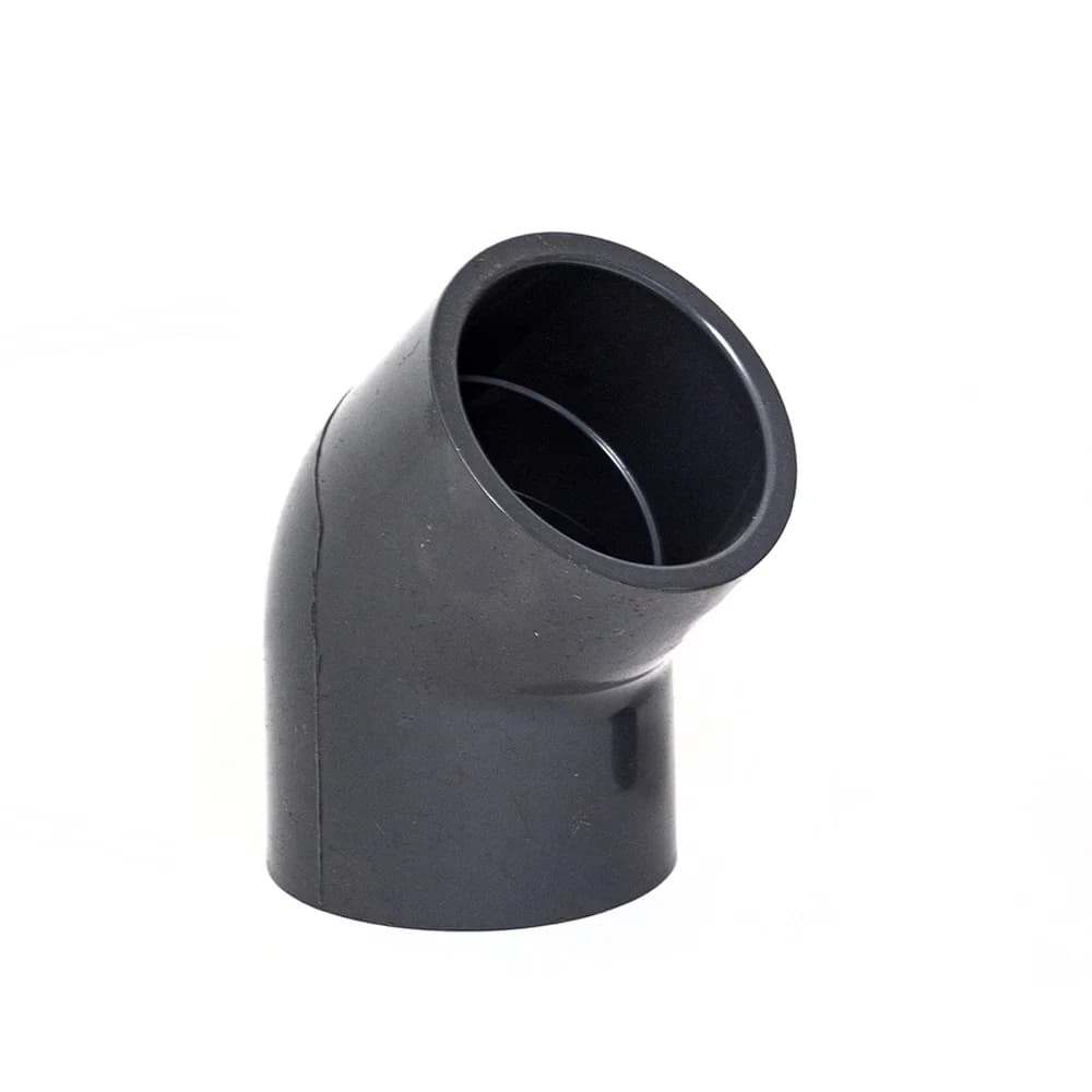 Semicodo PVC Sch 80 USA — 2
