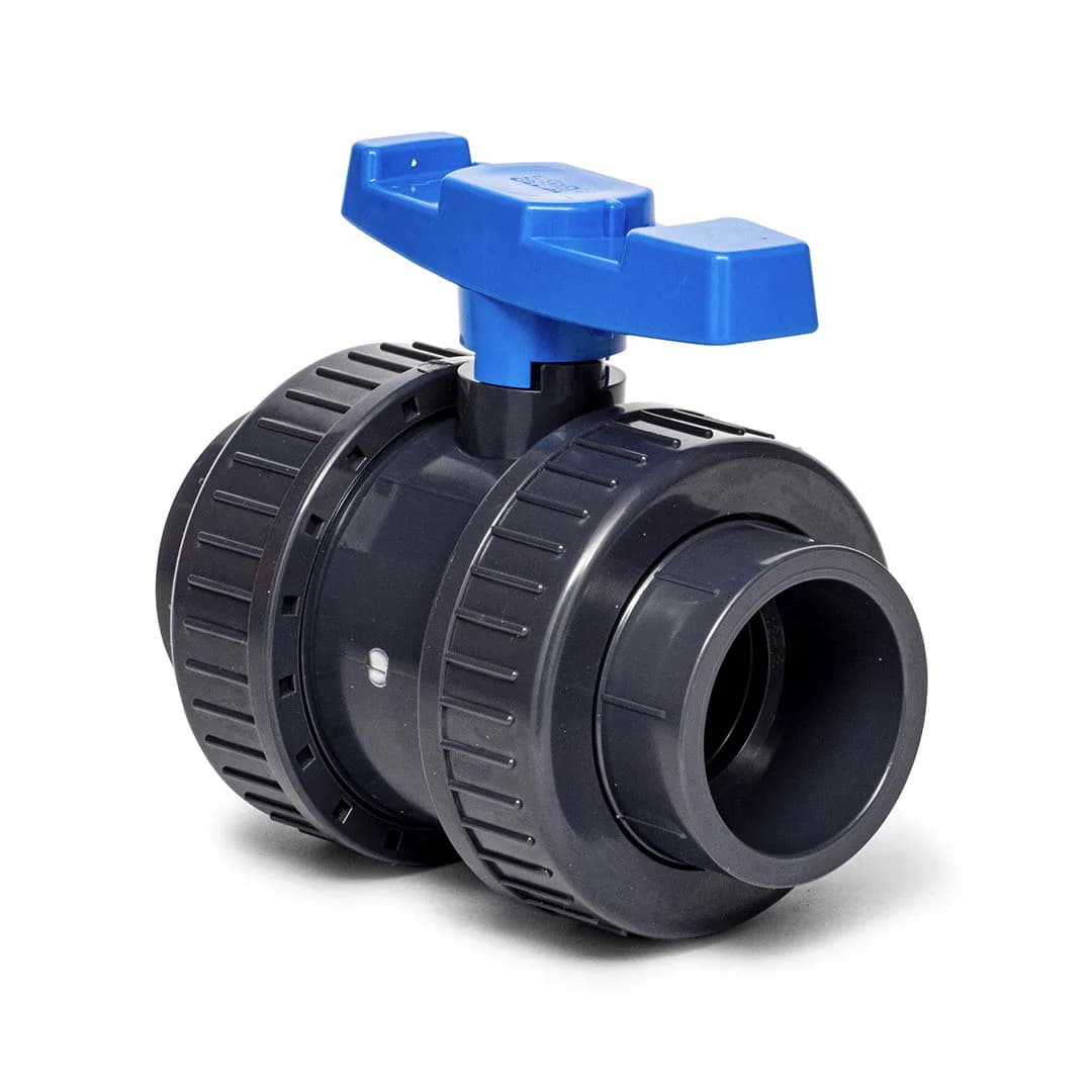 Válvula Bola Doble Universal PVC Soldar — 2